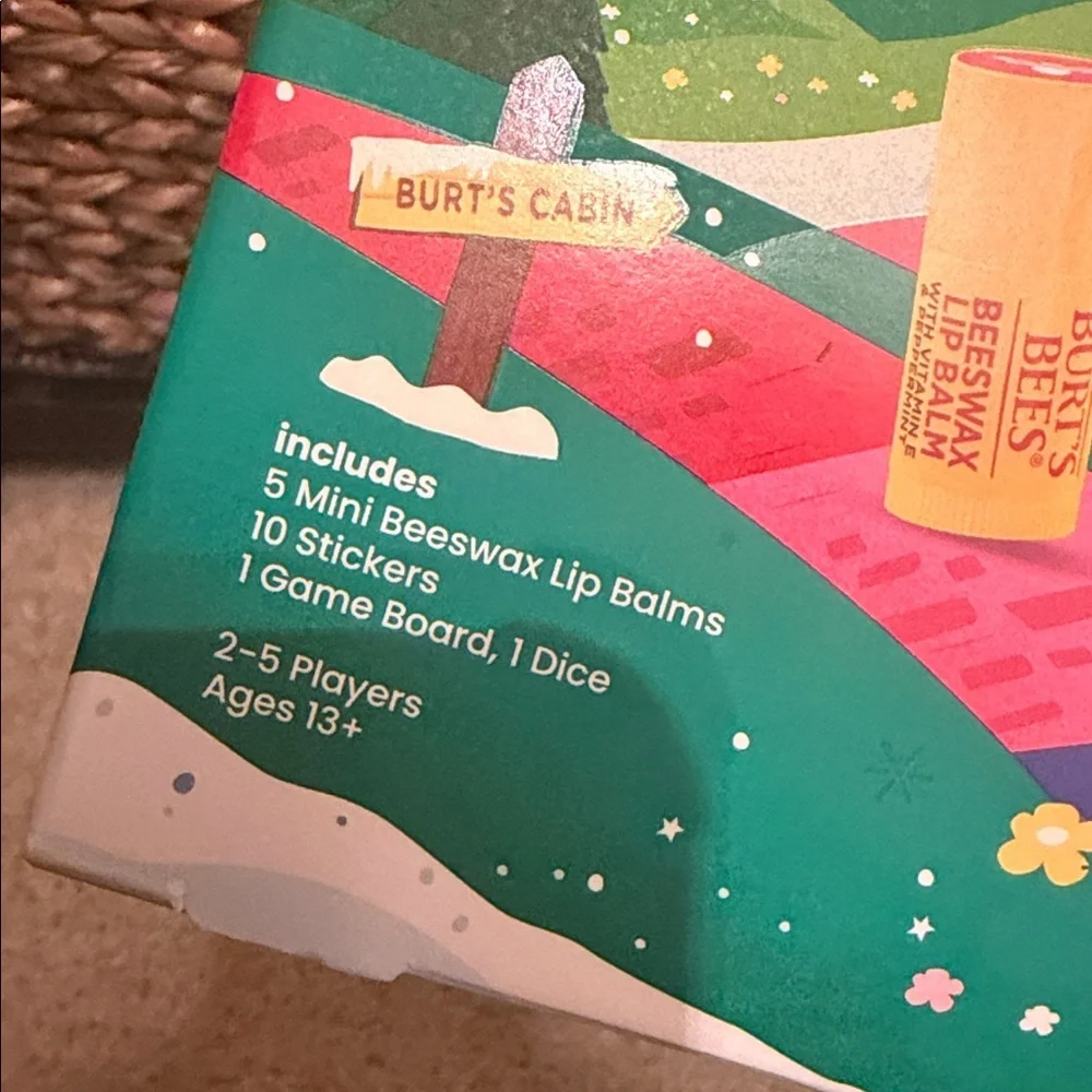 NWT Burt's Bees Follow That Bee Lip Balm Game